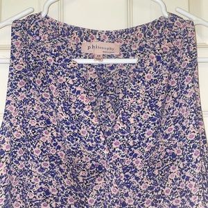 Philosophy Blouse, floral, size XS